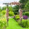 Garden Arbor with Trellis 6.8 Ft, Outdoor Arch for Vines and Roses